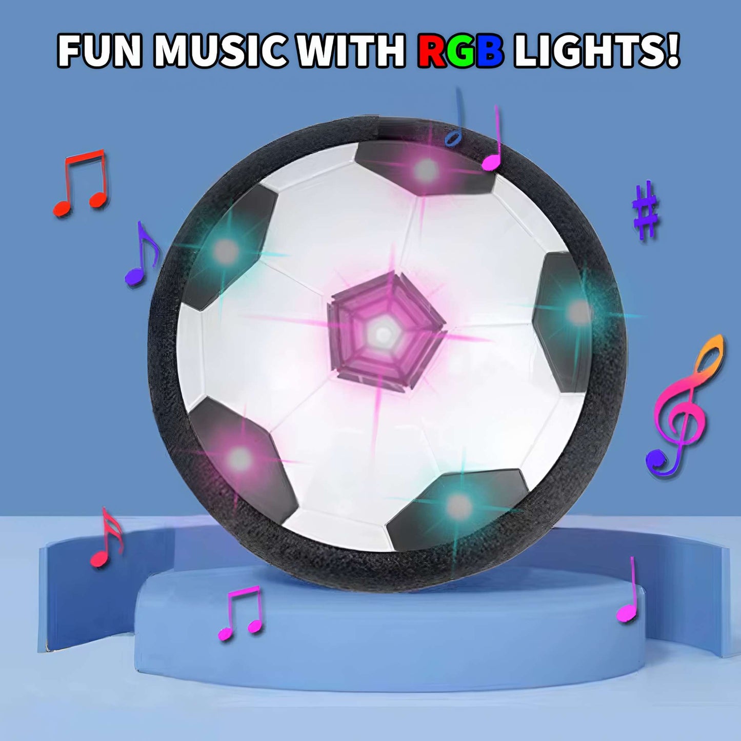 HoverGlide LED Soccer Ball