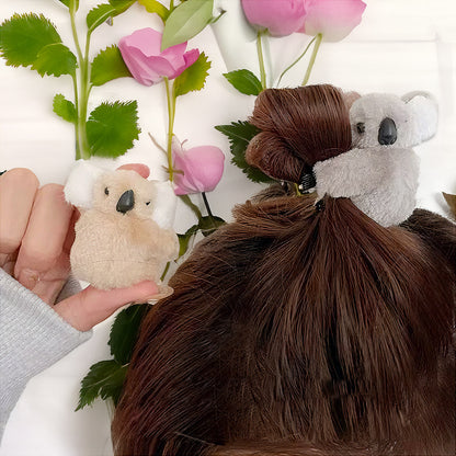 Koala Cuddle Clips - Plush Hair Accessory