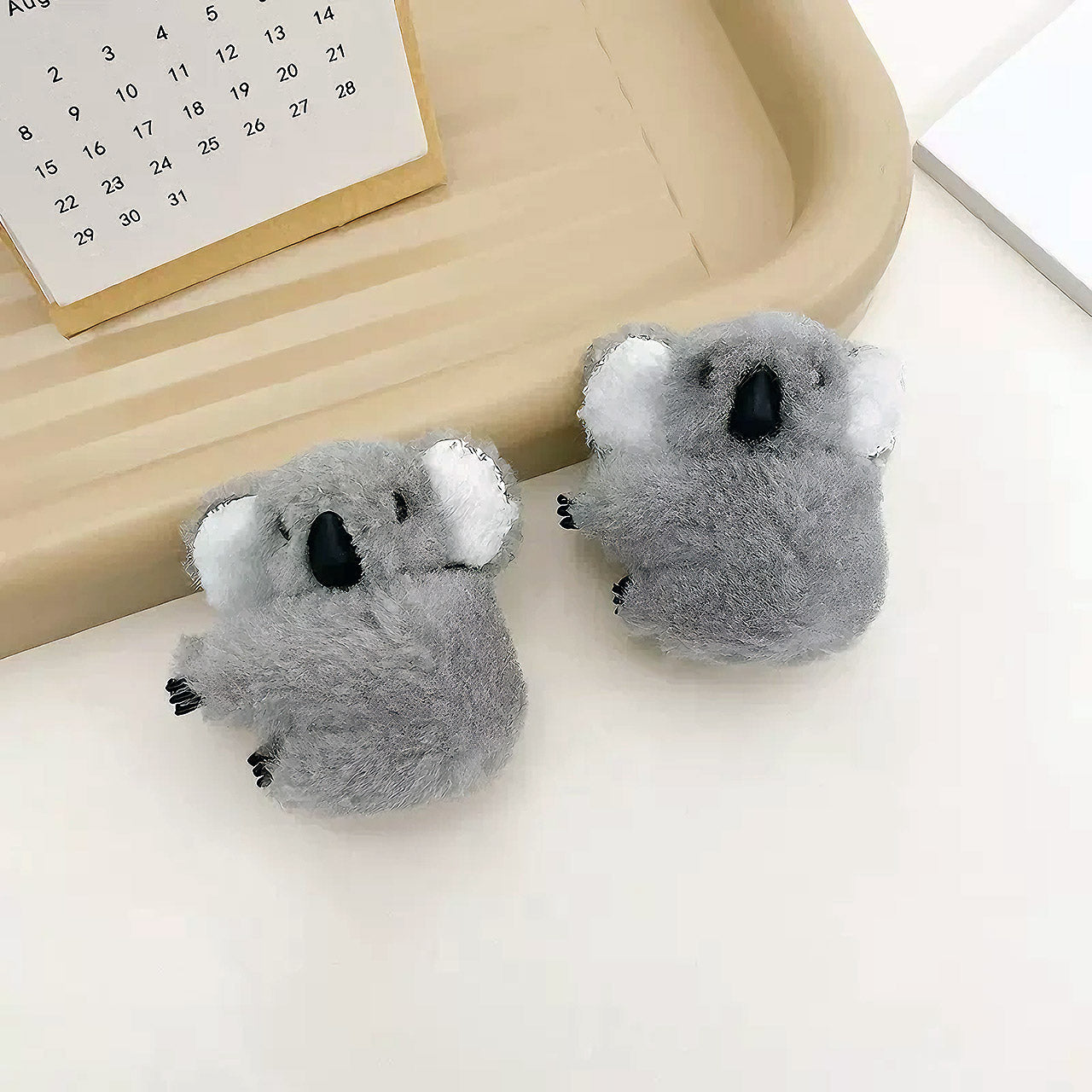 Koala Cuddle Clips - Plush Hair Accessory