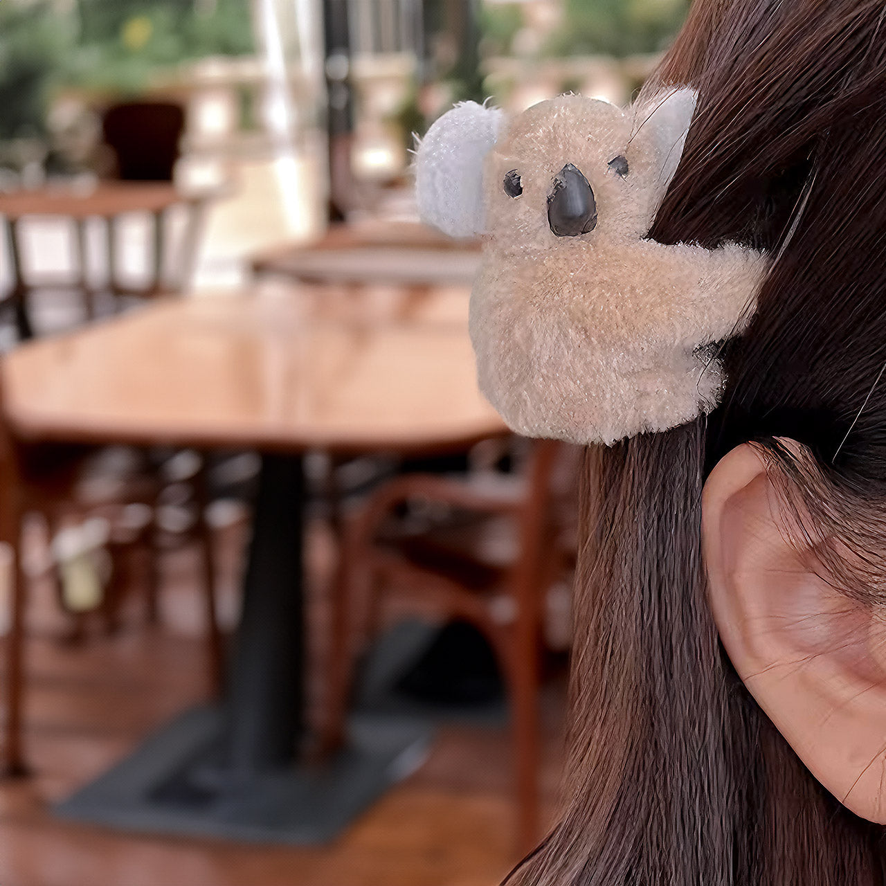 Koala Cuddle Clips - Plush Hair Accessory