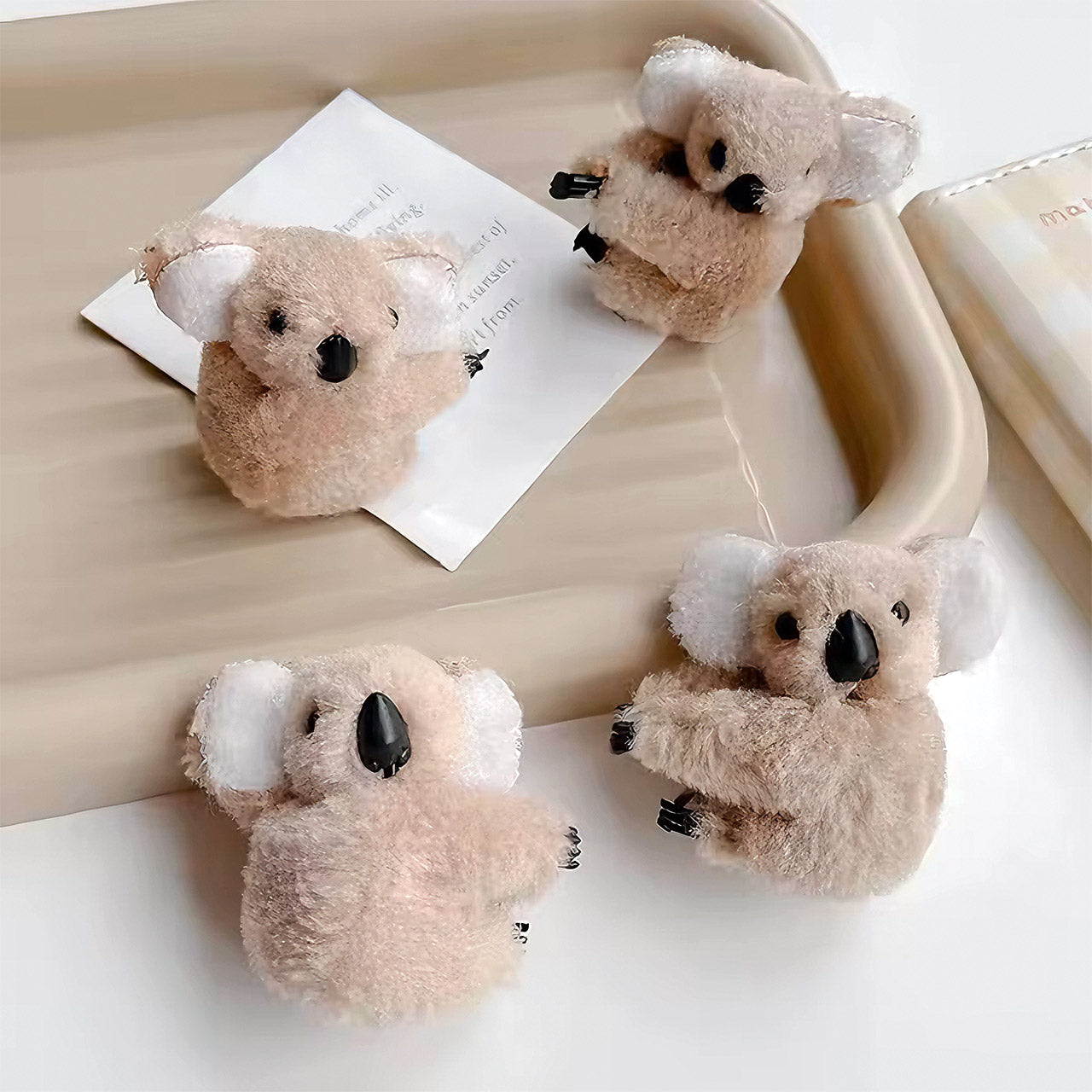 Koala Cuddle Clips - Plush Hair Accessory