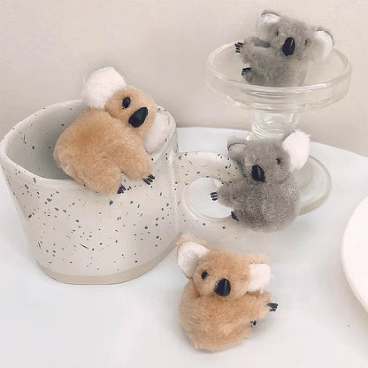 Koala Cuddle Clips - Plush Hair Accessory