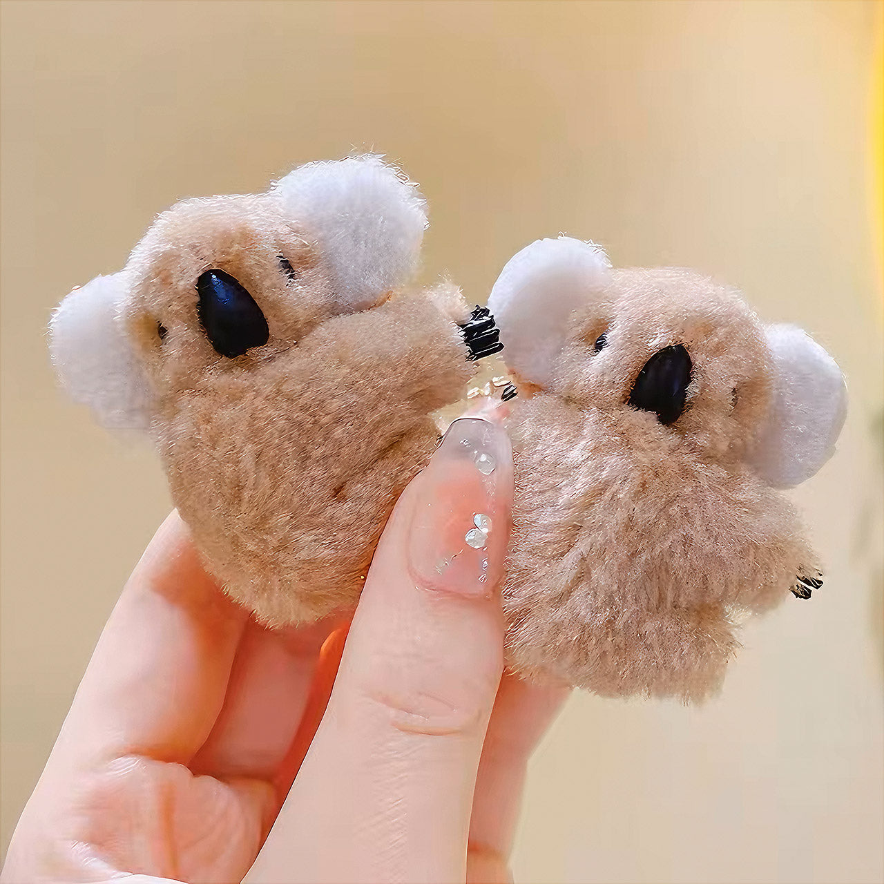 Koala Cuddle Clips - Plush Hair Accessory