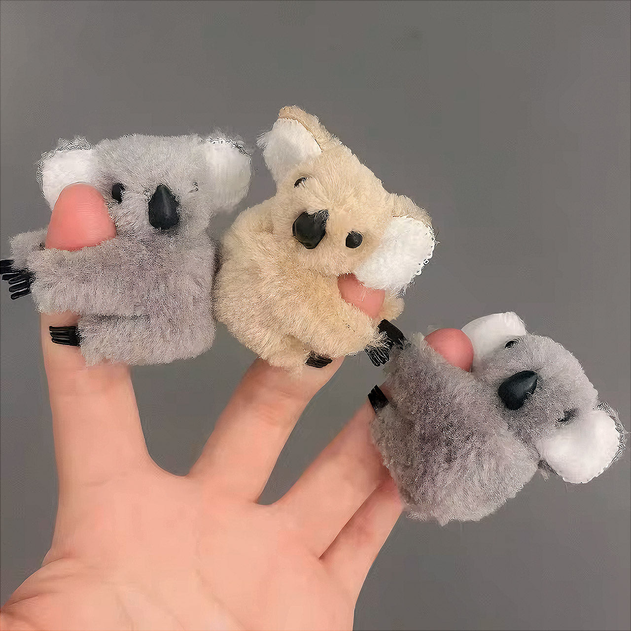 Koala Cuddle Clips - Plush Hair Accessory